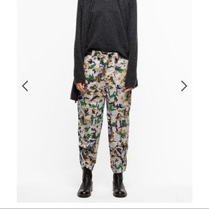Zadig et Voltaire Pia Camou Pants NWT